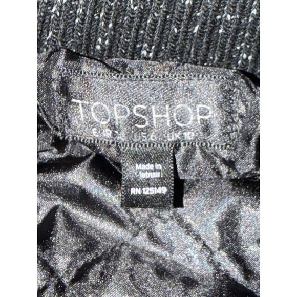 TOPSHOP Abigail Gray Boucle‎ Hooded Wool Blend Coat Size 6 Classic Warm Winter - Picture 5 of 7